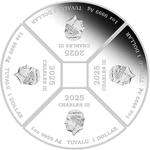 Tuvalu / Silver Ounce (x4) 2025 Year of the Snake Quadrant - obverse photo