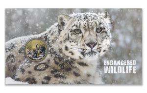 Tuvalu / One Dollar 2016 Snow Leopard - obverse photo