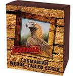 Silver Ounce 2012 Endangered and Extinct - Tasmanian Wedge-Tailed Eagle: Photo Coin, Tuvalu, Silver Ounce 2012 Tasmanian Wedge-Tailed Eagle / thumbnail