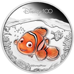 Tuvalu / Silver Half Ounce 2023 Disney 100th Anniversary - Nemo - reverse photo
