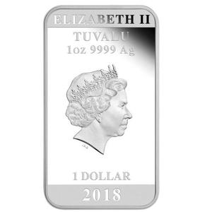 Tuvalu / Silver Ounce 2018 Lucky Cat - obverse photo