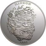 Silver Fifty Grams 2001 Spirit of the Mountain: Photo Coin, Uganda, Silver Fifty Grams 2001 Spirit of the Mountain / thumbnail