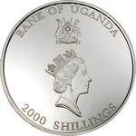 Silver Fifty Grams 2001 Spirit of the Mountain: Photo Coin, Uganda, Silver Fifty Grams 2001 Spirit of the Mountain / thumbnail