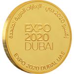 Gold Seven Grams Expo 2020 Dubai Medallion - English: Photo Coin, United Arab Emirates, Gold Seven Grams Expo 2020 Dubai Medallion - English / thumbnail
