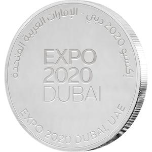 United Arab Emirates / Silver Forty Grams Expo 2020 Dubai Medallion - English - reverse photo