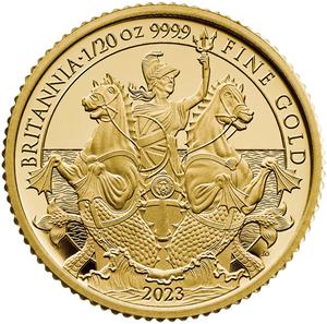 United Kingdom / Gold Twentieth-Ounce 2023 Britannia - reverse photo