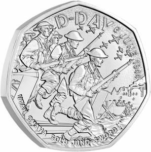 United Kingdom / Fifty Pence 2024 D-Day Anniversary - reverse photo