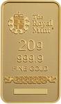 Gold Twenty Grams Bar (2025) Norse Gods - Thor: Photo Thor 20g Gold Minted Bullion Bar / thumbnail