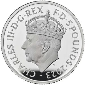 United Kingdom / Silver Two Ounces 2023 King Charles III Coronation - obverse photo