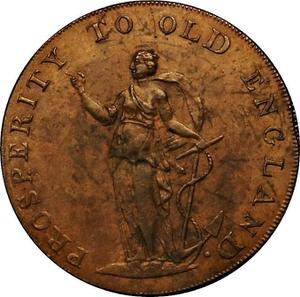 United Kingdom / Halfpenny Token Norfolk Peace and Plenty - obverse photo