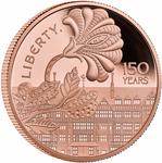 United Kingdom / Five Pounds 2025 Liberty Store / Gold Proof FDC - reverse photo