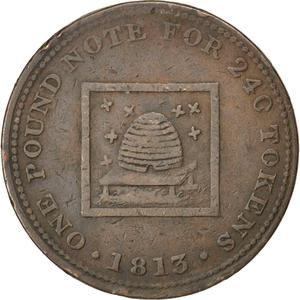 United Kingdom / Penny Token 1813 James Atherton - reverse photo