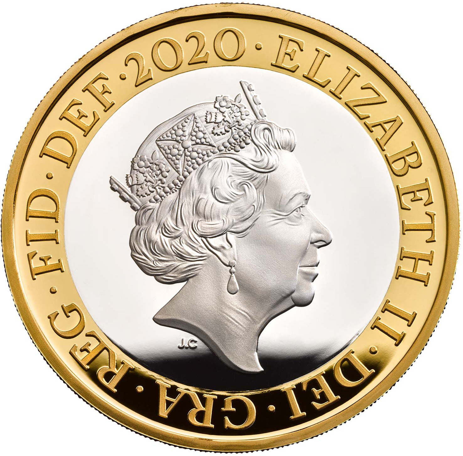 Two Pounds 2020 Britannia mint Sets Only Coin From United Kingdom 