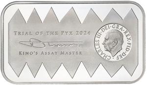 United Kingdom / Silver Ounce Bar 2024 Trial of the Pyx - obverse photo