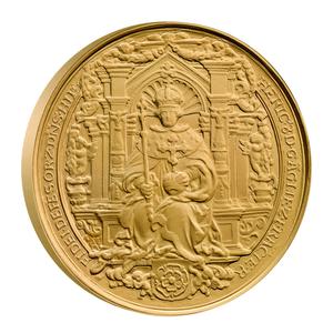 United Kingdom / Gold Ounce - Great Seals of the Realm - King Henry VIII - obverse photo
