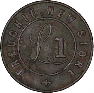 United Kingdom / One Pound Token 1850 Freuohie - obverse photo