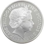 United Kingdom / Five Pounds 2015 Churchill - obverse photo