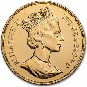 United Kingdom / Five Sovereigns 1987 - obverse photo