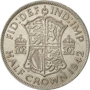 United Kingdom / Halfcrown 1942 - reverse photo