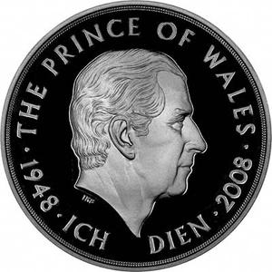 United Kingdom / Five Pounds 2008 Prince Charles - reverse photo