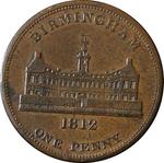 Penny Token 1812 Birmingham Workhouse: Photo Coin, United Kingdom, Penny Token 1812 Birmingham Workhouse / thumbnail