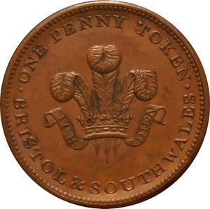 United Kingdom / Penny Token 1811 Bristol - reverse photo