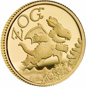 United Kingdom / Gold Fortieth-Ounce 2025 Zog - reverse photo