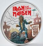 United Kingdom / Five Pounds 2025 Music Legends - Iron Maiden / Coloured Reverse - reverse photo