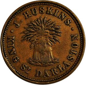 United Kingdom / Farthing Token Staffordshire Darlaston - obverse photo