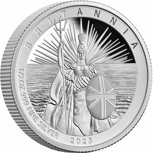 United Kingdom / Silver Half Ounce 2025 Britannia, Proof - reverse photo