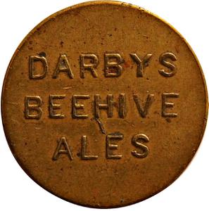 United Kingdom / Pub Token Darby's Beehive Ales - obverse photo