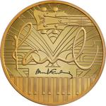 United Kingdom / Gold Five Kilos 2024 Music Legends - Paul McCartney - reverse photo