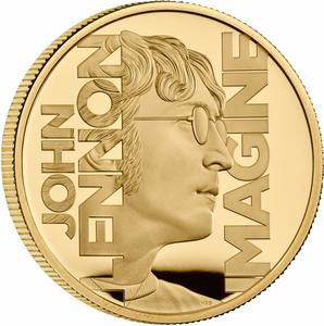 United Kingdom / Gold Ounce 2025 Music Legends - John Lennon - reverse photo
