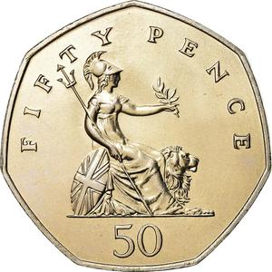 United Kingdom / Fifty Pence 1982 - reverse photo