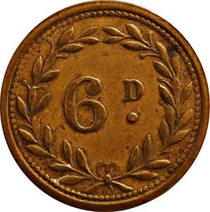United Kingdom / Pub Token Darby's Beehive Ales - reverse photo