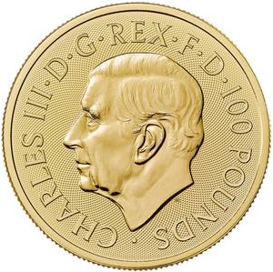 United Kingdom / Gold Ounce 2025 St George and the Dragon - obverse photo