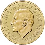 Gold Ounce 2025 St George and the Dragon: Photo St George and the Dragon 2025 1oz Gold Bullion Coin / thumbnail