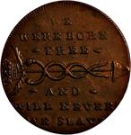 Halfpenny Token British Liberty Displayed: Photo Coin, United Kingdom, Halfpenny Token British Liberty Displayed / thumbnail