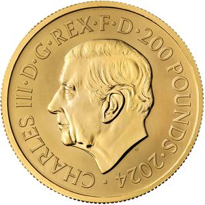 United Kingdom / Gold Two Ounces 2024 The Lion and The Eagle - obverse photo