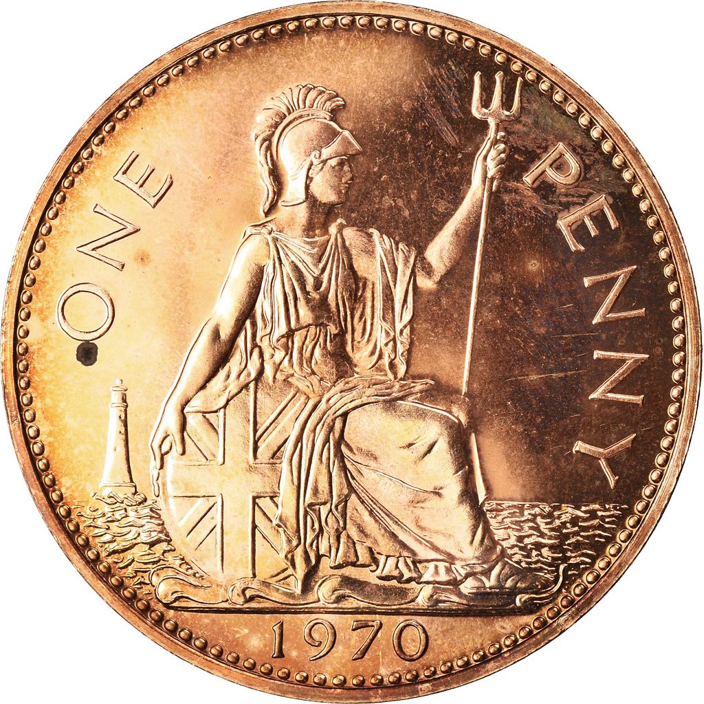 Penny 1970 Proof Only Coin From United Kingdom Online Coin Club