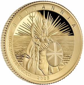 United Kingdom / Gold Third-Ounce 2025 Britannia - reverse photo