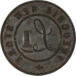 United Kingdom / One Pound Token 1850 Freuohie - reverse photo