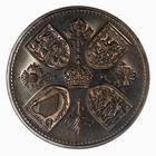 Crown (Shields, CuproNickel): Photo Proof Coin - Crown, Coronation of Queen Elizabeth II, Great Britain, 1953