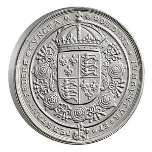 United Kingdom / Silver Ounce - Great Seals of the Realm - King Henry VIII - reverse photo