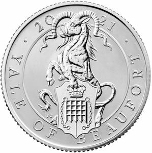 United Kingdom / Silver Quarter Ounce 2021 Yale of Beaufort - reverse photo