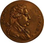 Halfpenny Token Middlesex Fox: Photo Coin, United Kingdom, Halfpenny Token Middlesex Fox / thumbnail
