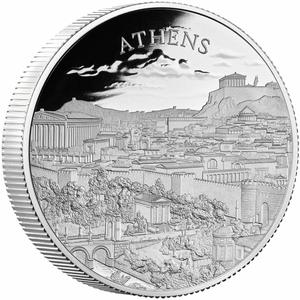 United Kingdom / Silver Two Ounces 2025 City Views - Athens - reverse photo