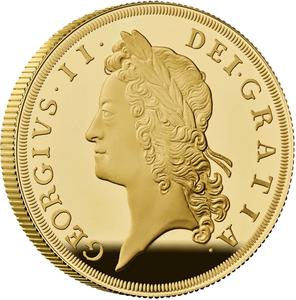 United Kingdom / Gold Two Ounces 2023 British Monarchs - King George II - reverse photo