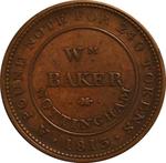Penny Token 1813 Nottingham William Baker: Photo Coin, United Kingdom, Penny Token 1813 Nottingham William Baker / thumbnail