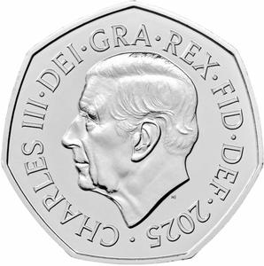 United Kingdom / Fifty Pence 2025 Salmon - obverse photo
